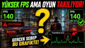 Ekranda Yüksek FPS Görürken Oyun Neden Takılır?